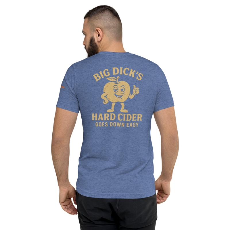 Big Dick's Hard Cider Premium Tri-Blend T-Shirt