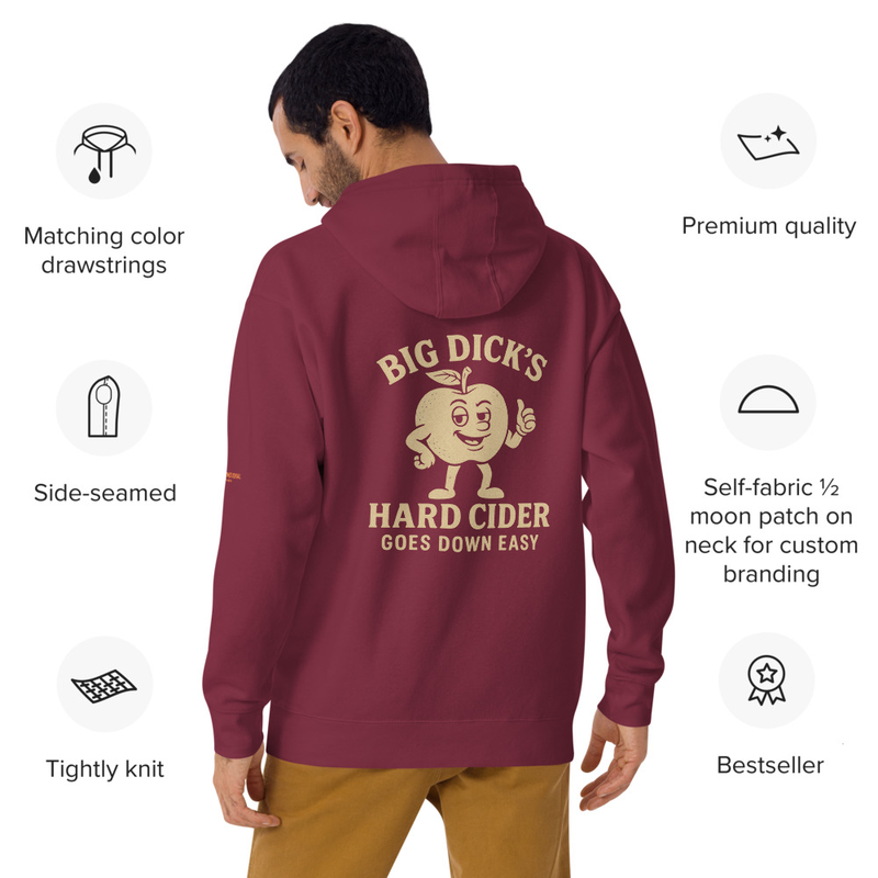 Big Dick's Hard Cider Premium Hoodie
