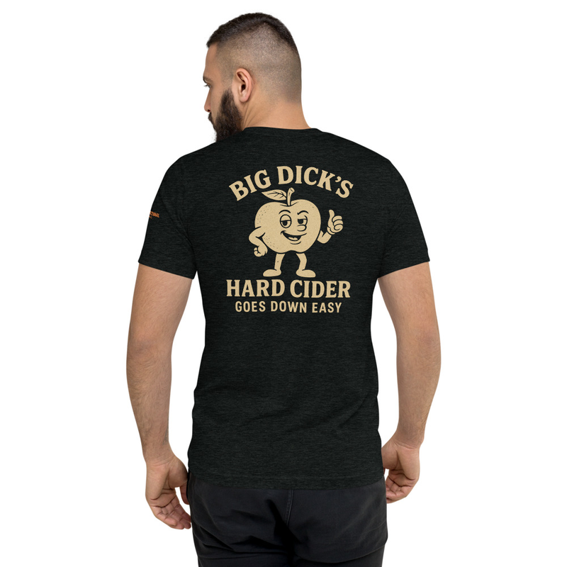 Big Dick's Hard Cider Premium Tri-Blend T-Shirt