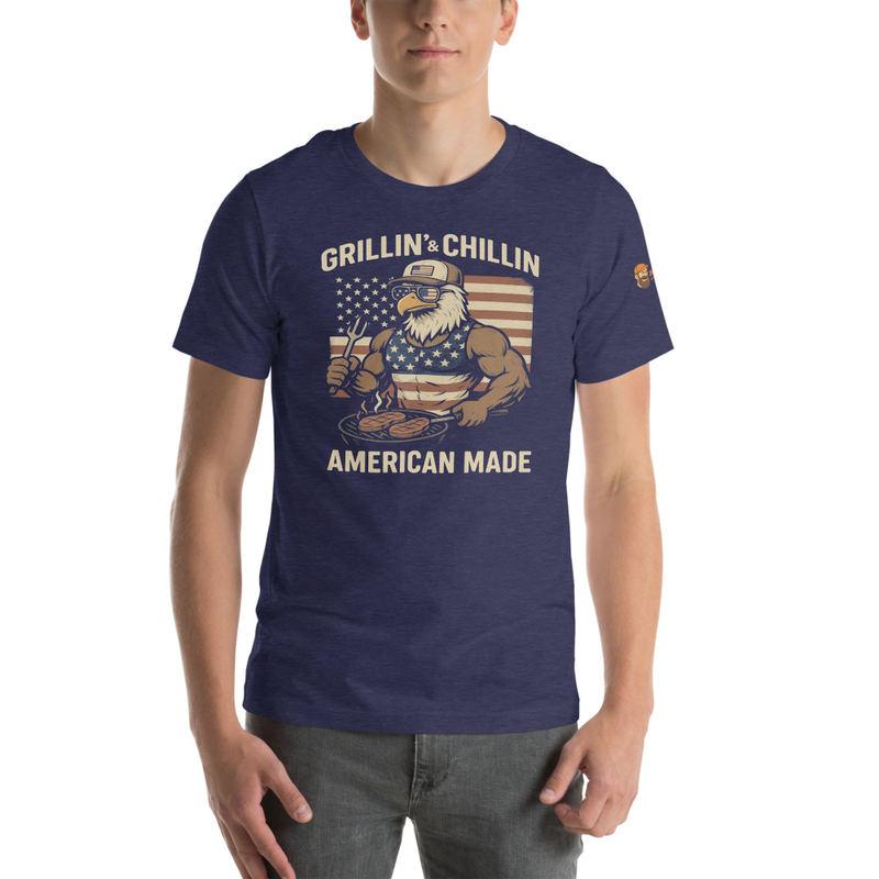 Grillin' and Chillin American Made Premium Tee