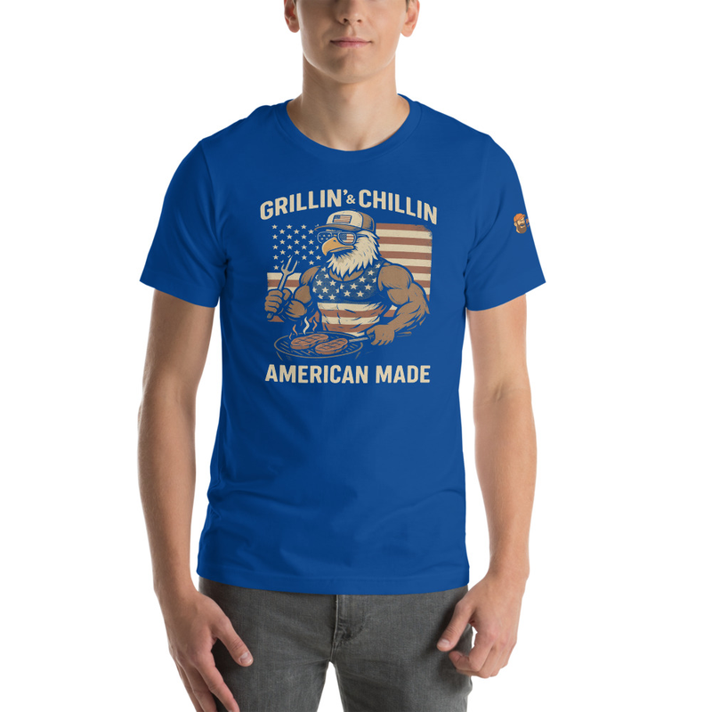 Grillin' and Chillin American Made Premium Tee