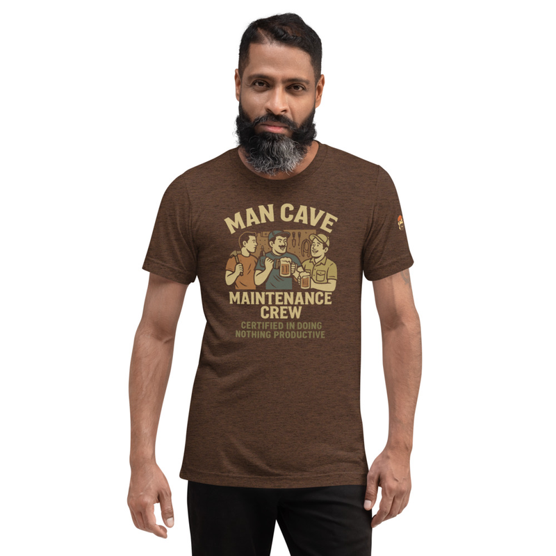 Man Cave Premium Tri-Blend T-Shirt