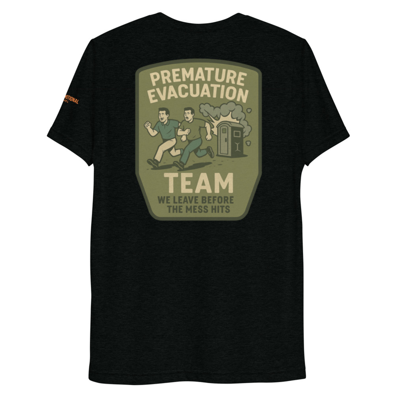 Premature Evacuation Premium Tri-Blend T-Shirt