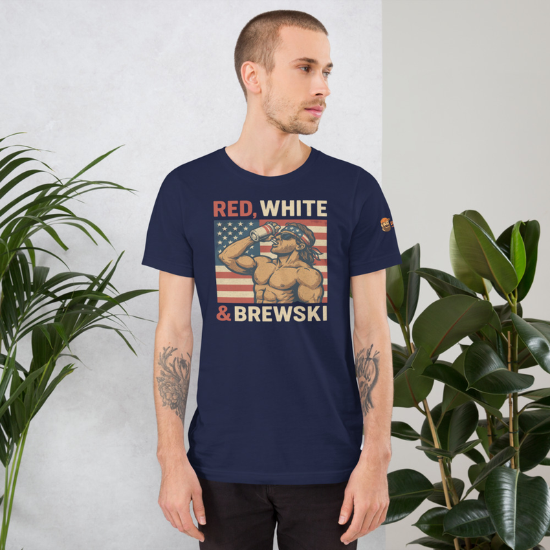 Red, White and Brewski Premium Tee