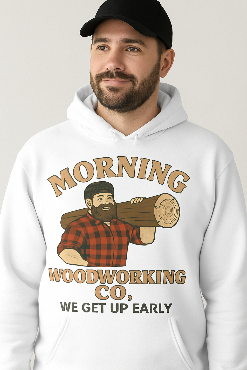 Morning Woodworking Premium Hoodie
