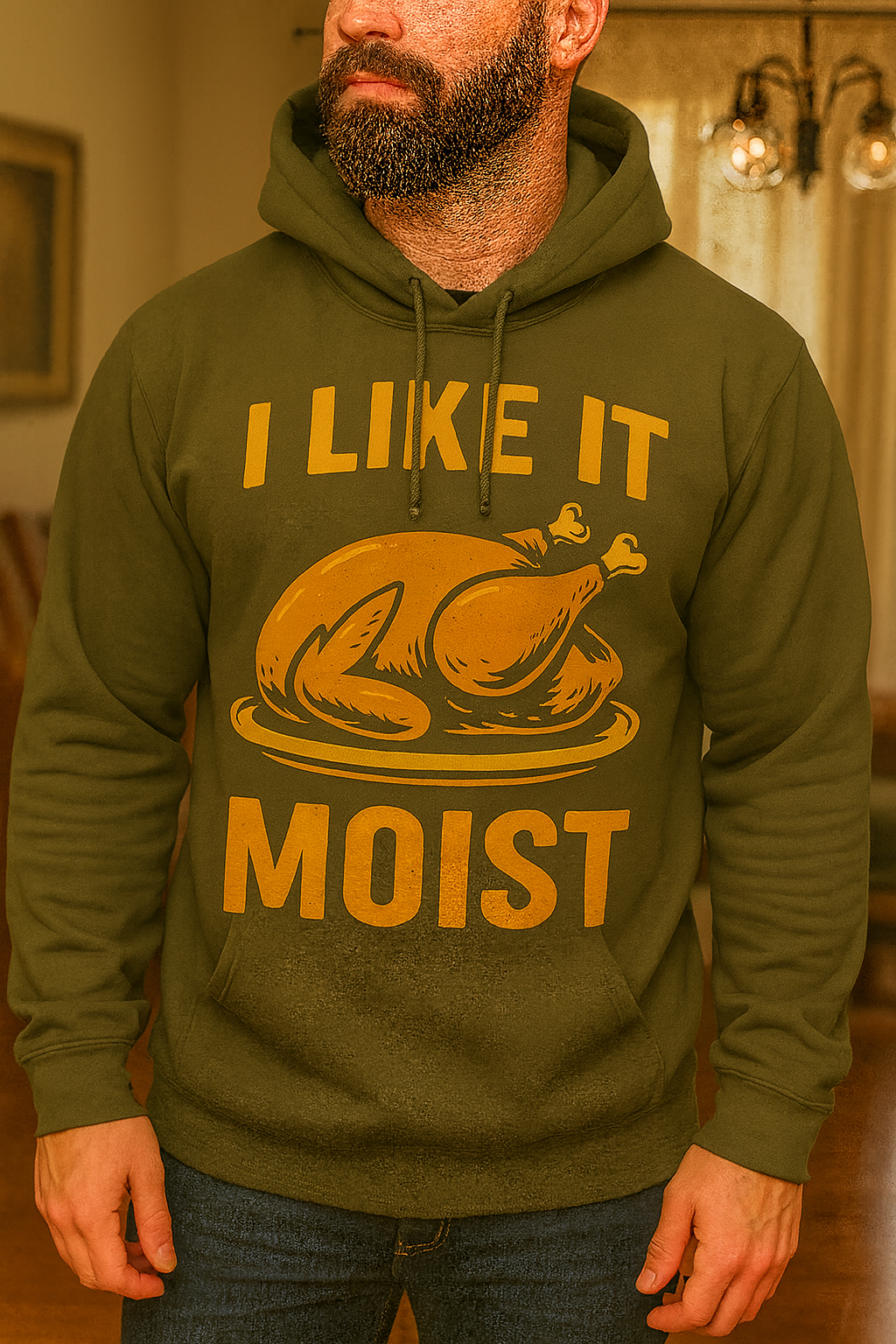 I Like it Moist Premium Hoodie