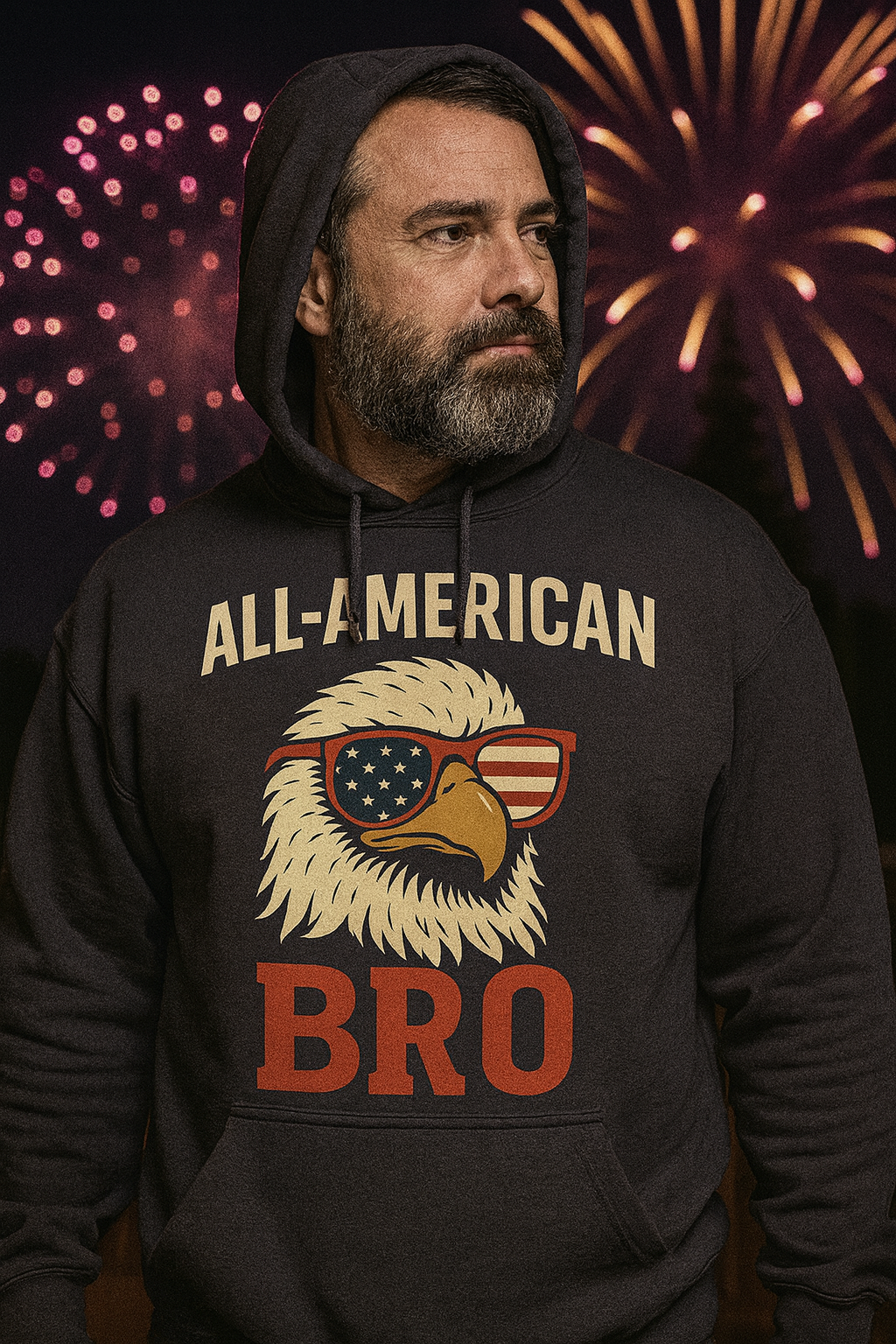 All American Bro Premium Hoodie