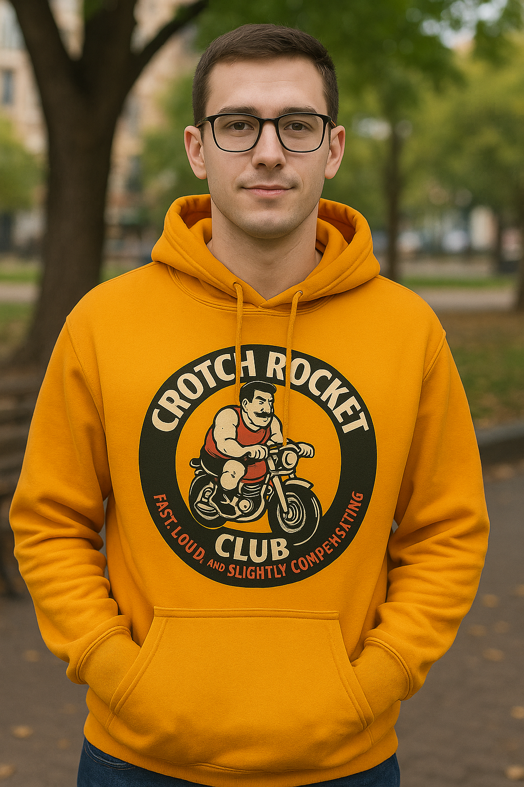 Crotch Rocket Club Premium Hoodie