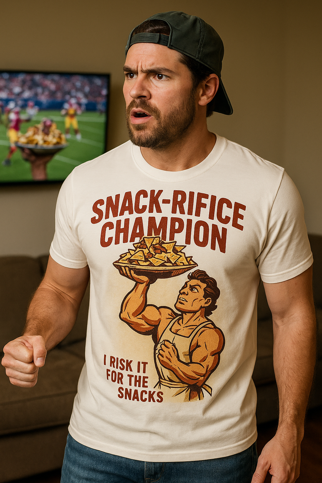Snackrifice Champion Premium Tri-Blend T-Shirt