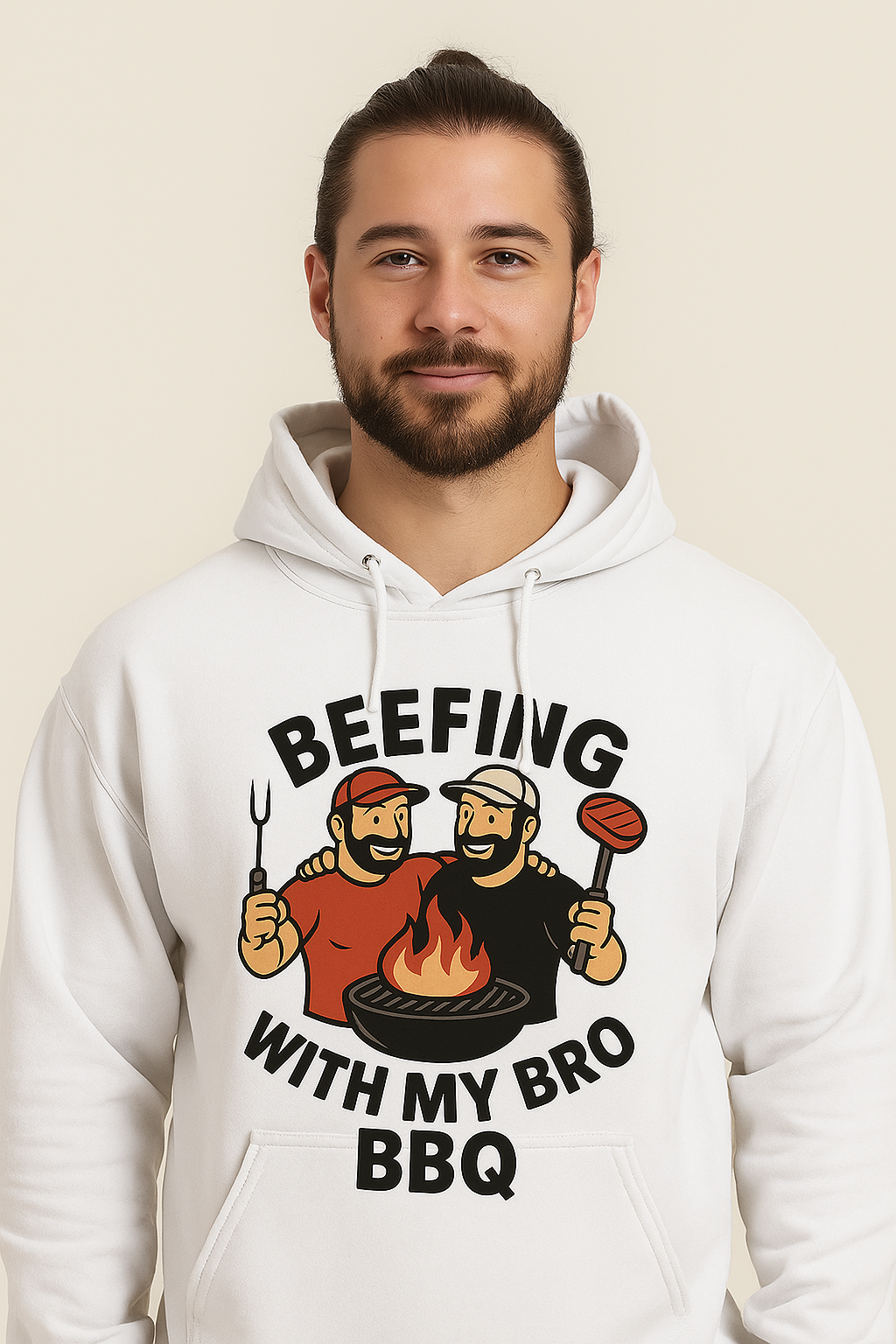 Beefing With My Bro Premium Hoodie