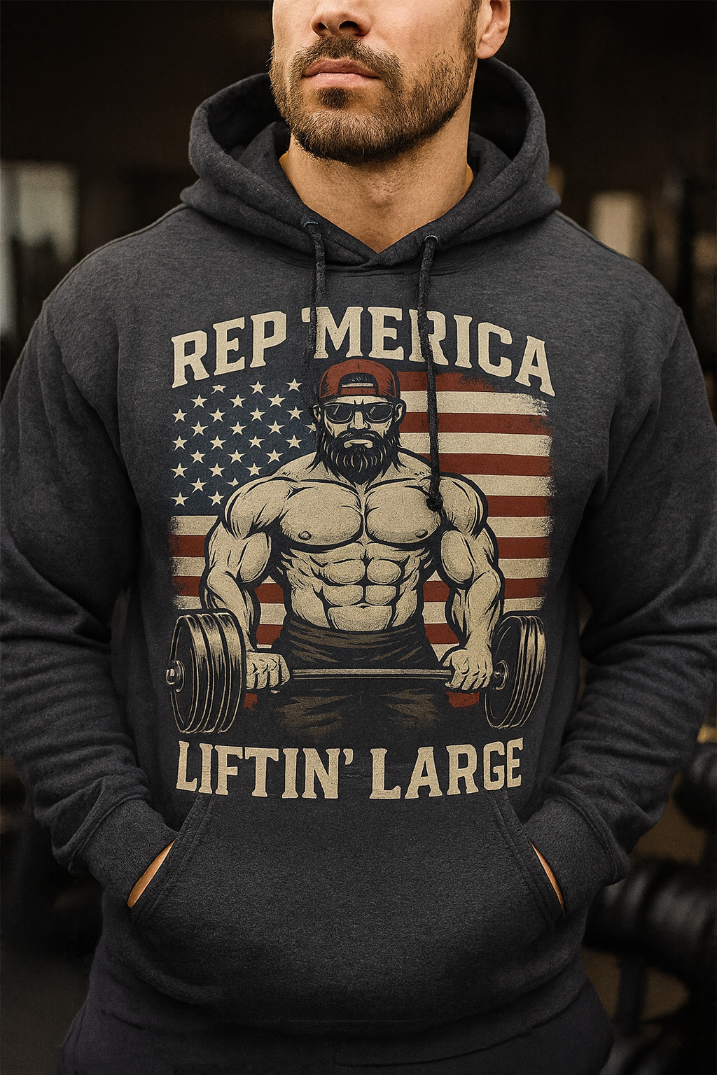 Rep Merica Premium Hoodie