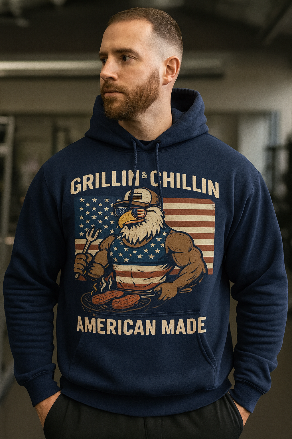 Grillin' and Chillin Premium Hoodie