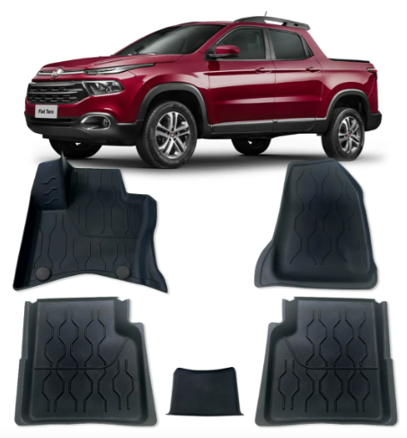 Tapetes Bandeja - Fiat Toro - 2016 a 2025