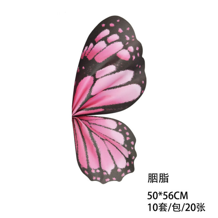 New style colorful butterfly fresh flower wrapping paper butterfly modeling double-sided printing bouquet paper flower shop gift diy special material