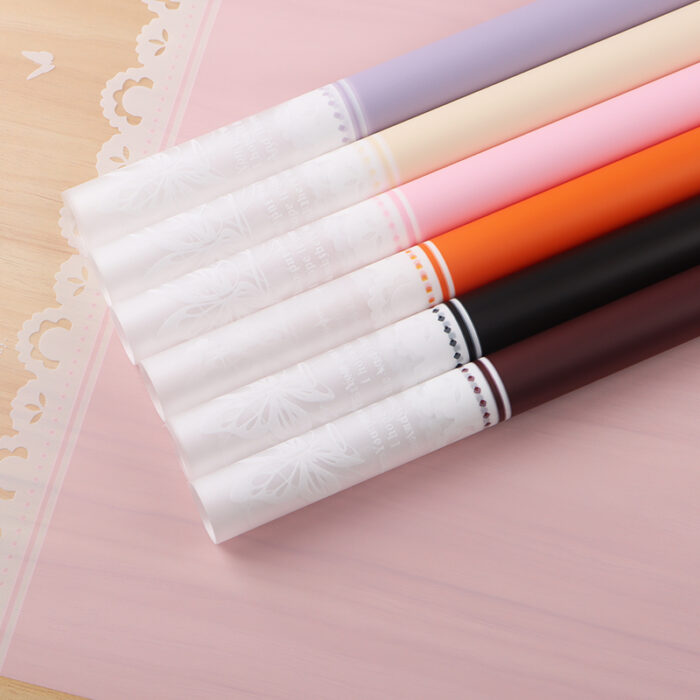 New arrival butterfly flower edge flower bouquet package flower paper wrapping paper