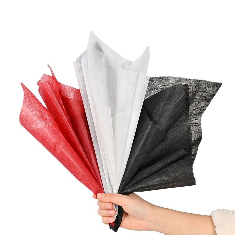 Small Extractable Milk Cotton Flowers Packaging Material Florist Floral Bouquet Liner Primer Packaging Milk Cotton