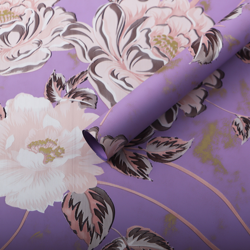 Vintage Elegant Fragrance Rose Waterproof Gift Bouquet Package Flower Paper Florist Flowers Gift Packaging Materials Wholesale