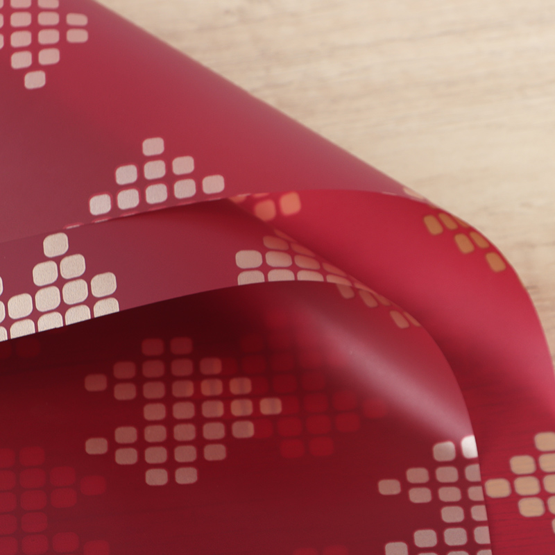 Love flower wrapping paper floral bouquet packaging materials anti-mist tissue love dot flower shop materials Geometric Patterned Wrapping Paper