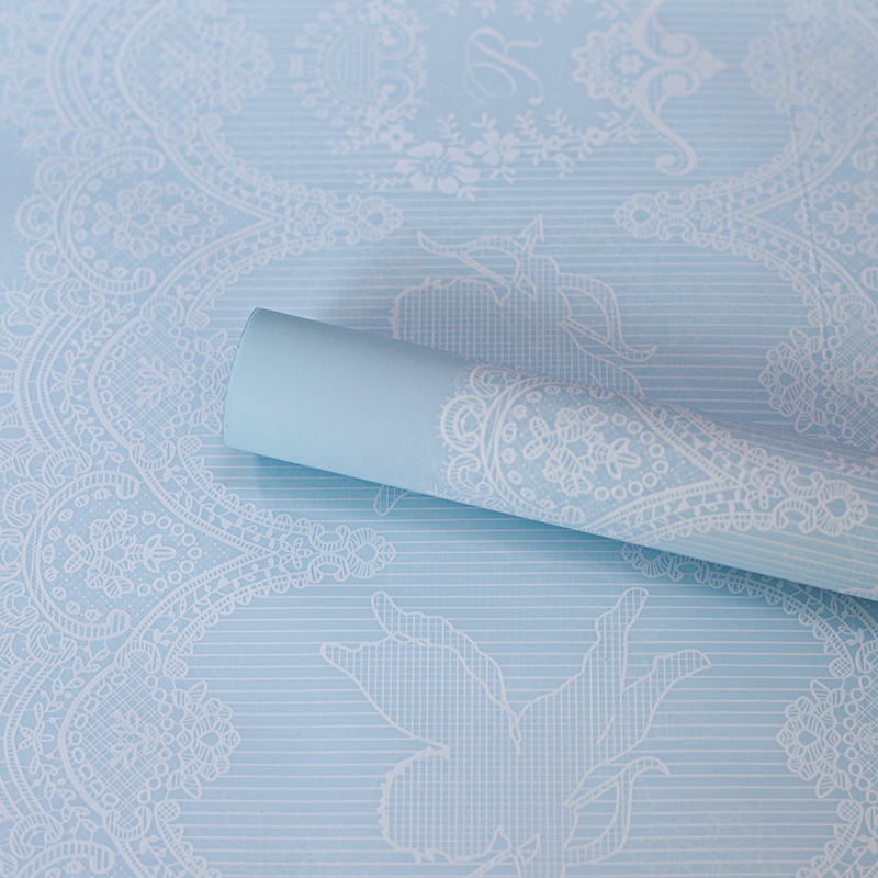 Eros three-dimensional lace paper rose bouquet wrapping paper diy wrapping paper florist supplies materials  Decorative Wallpaper Rolls