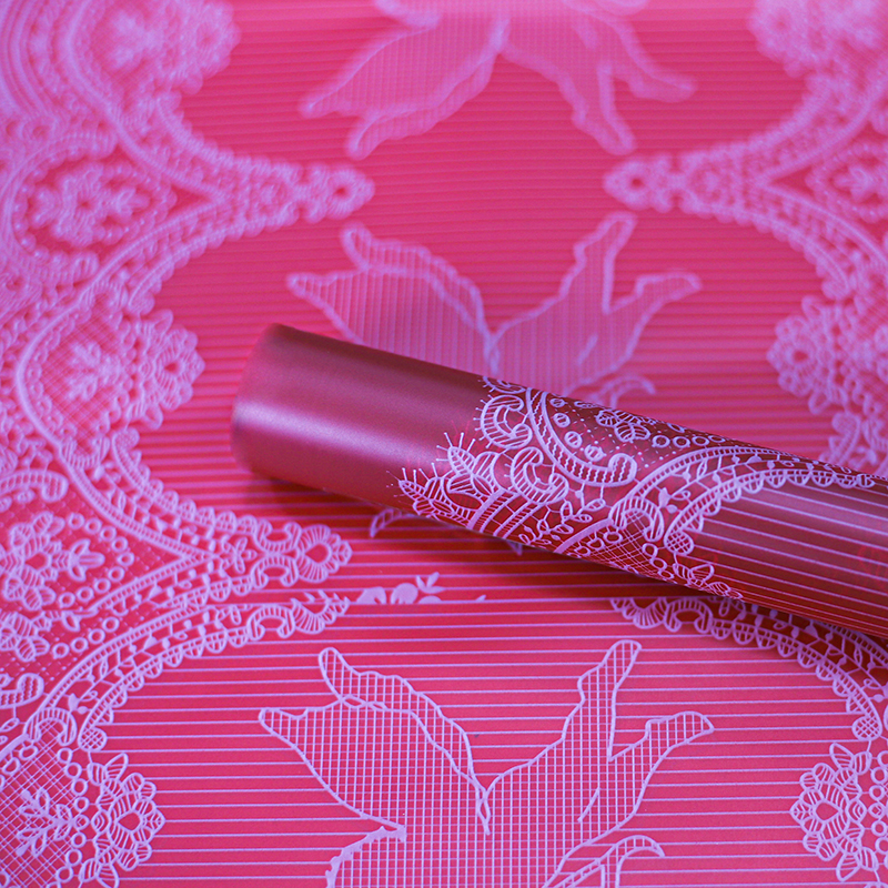 Eros three-dimensional lace paper rose bouquet wrapping paper diy wrapping paper florist supplies materials  Decorative Wallpaper Rolls