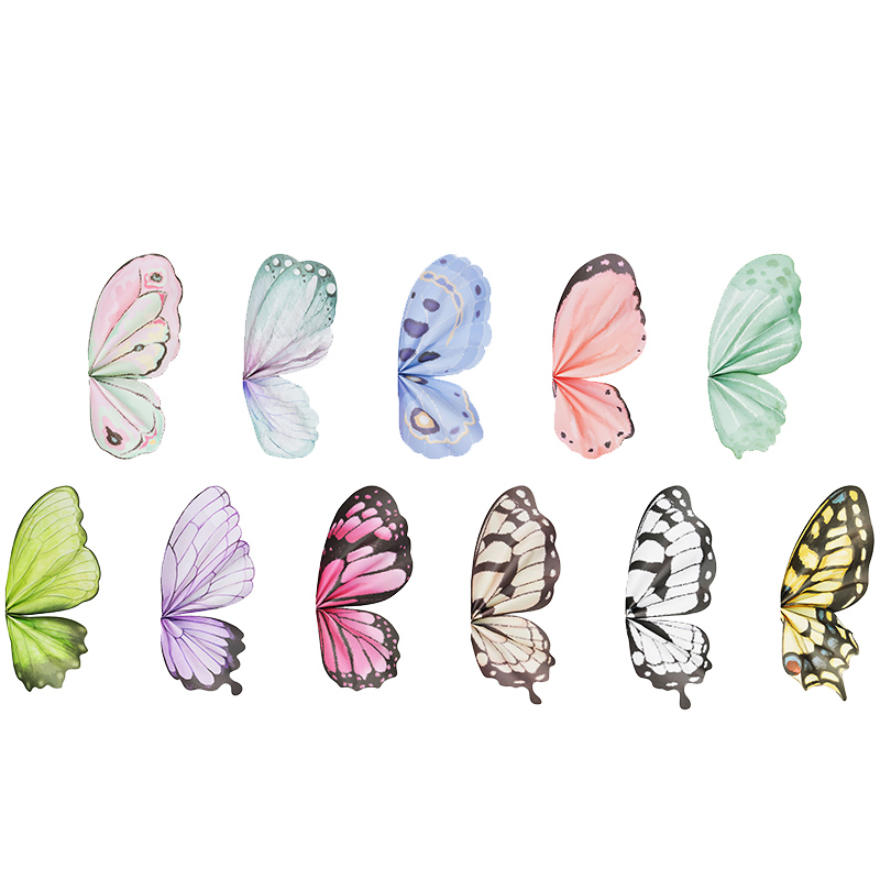 New style colorful butterfly fresh flower wrapping paper butterfly modeling double-sided printing bouquet paper flower shop gift diy special material