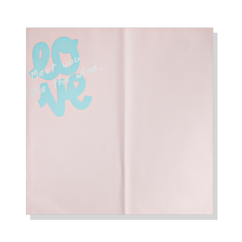 New style admirer waterproof Ouya paper fresh flower packing material flower shop floral art wrapping paper Colorful Decorative Posters