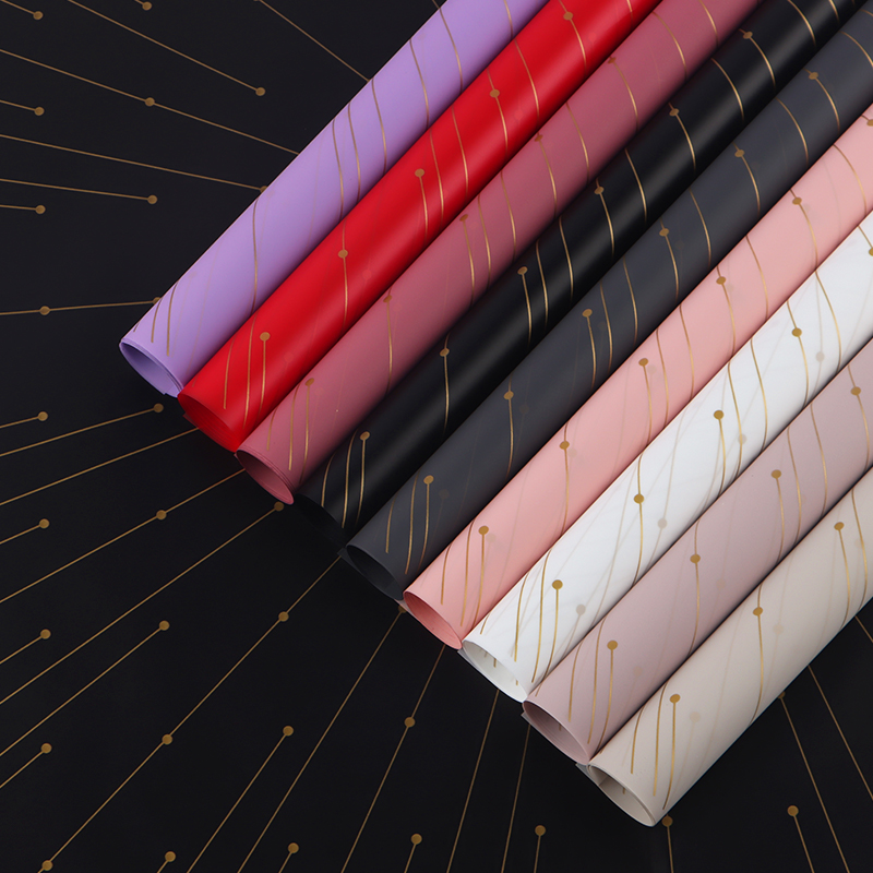 Love's starting point waterproof neon paper flower shop flower bundle wrapping paper floral flower shop supplies materials