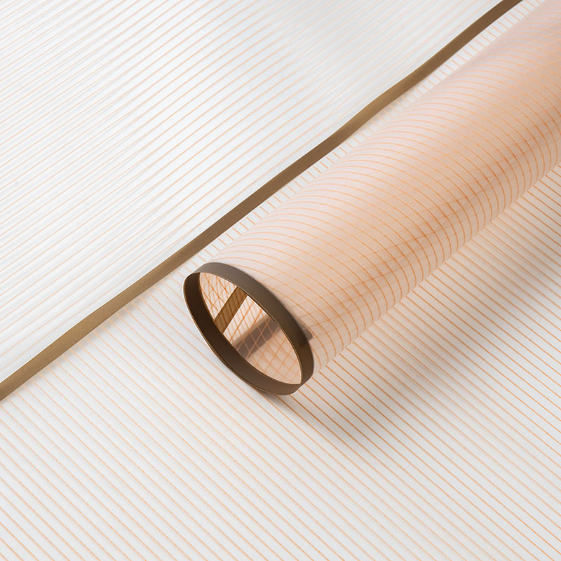 Love line fog tissue foreign trade cross-border flower bouquet packaging paper flower shop package flower material factory wholesale Colored Decorative Mesh Rolls