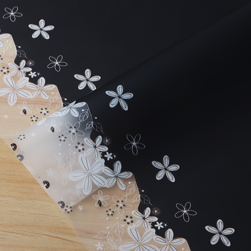 Butterfly color paper waterproof fresh flower wrapping paper Valentine's Day bouquet gift wrapping paper printing matte Korean plain paper wholesale