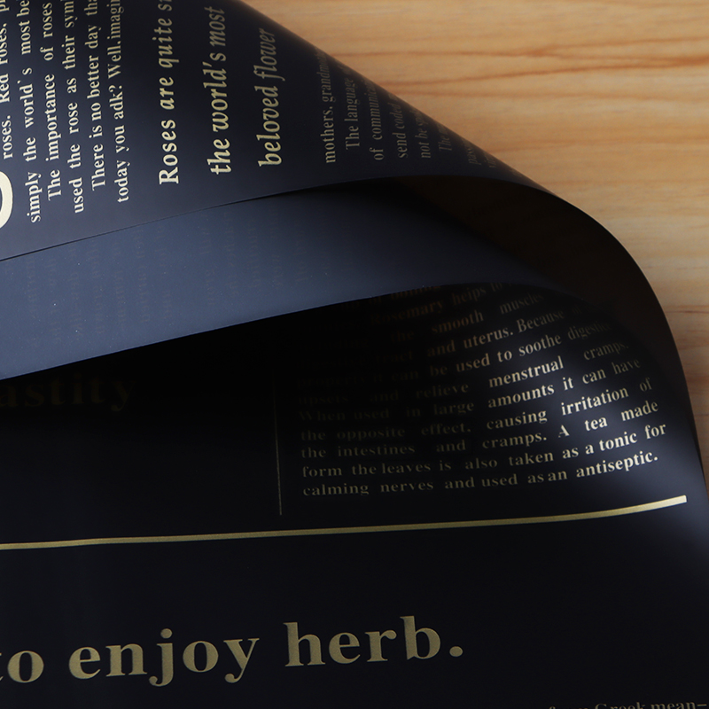 Hansu English newspaper flower wrapping paper wrapping paper plastic opp gift flower shop flower art materials wholesale Decorative Wrapping Paper Sheets