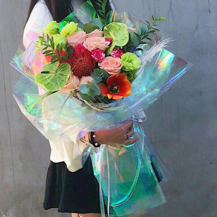 Transparent cellophane opp plastic film flower wrapping paper material bouquet lining primer waterproof paper various specifications