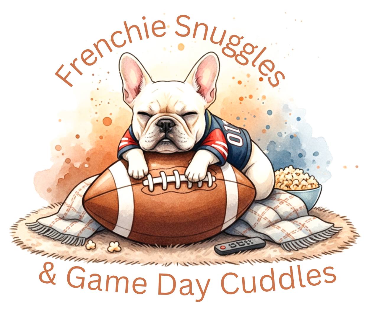 Frenchie Snuggles & Game Day Cuddles