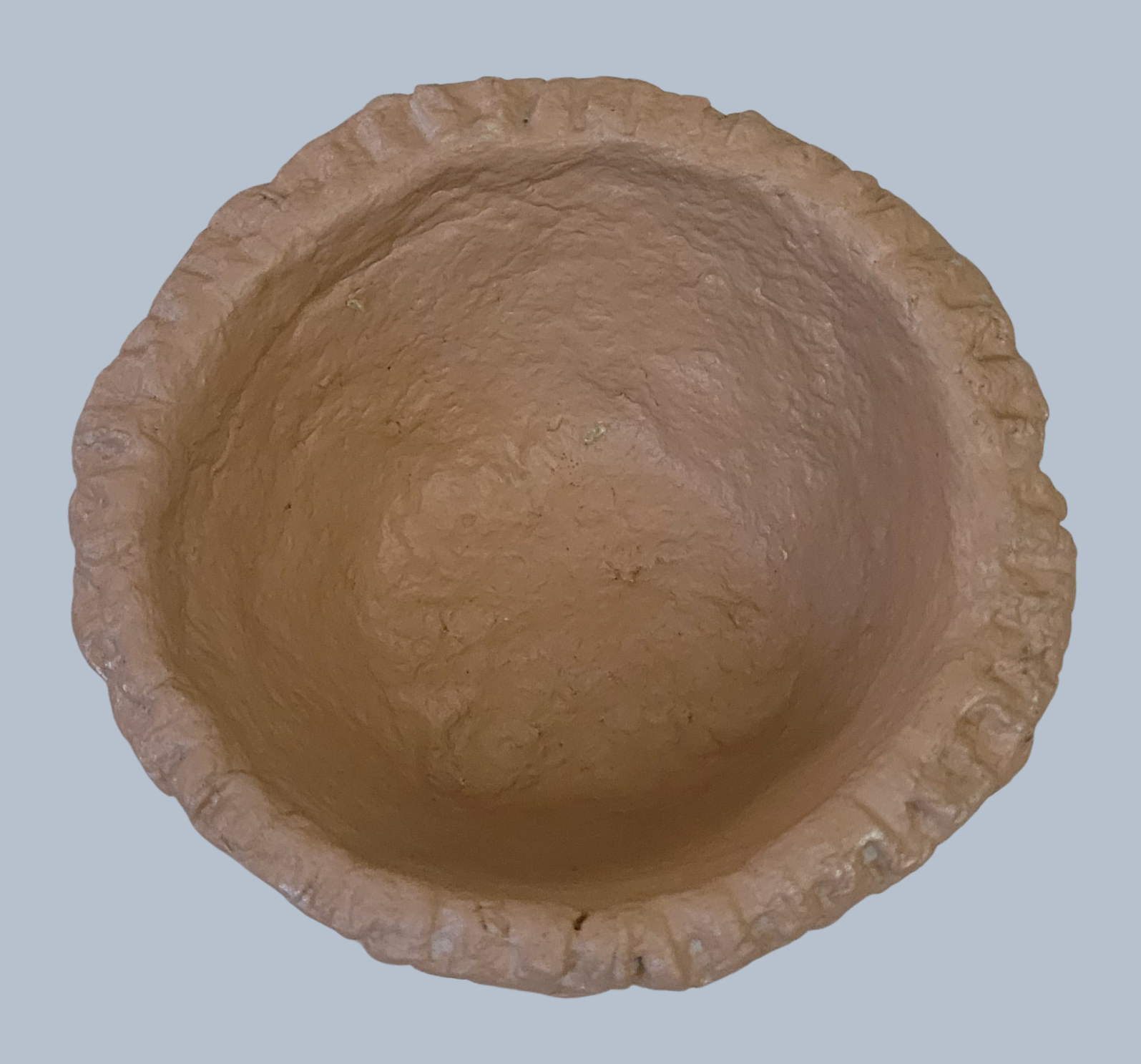 Handcrafted Papier-mâché Clay Bowl