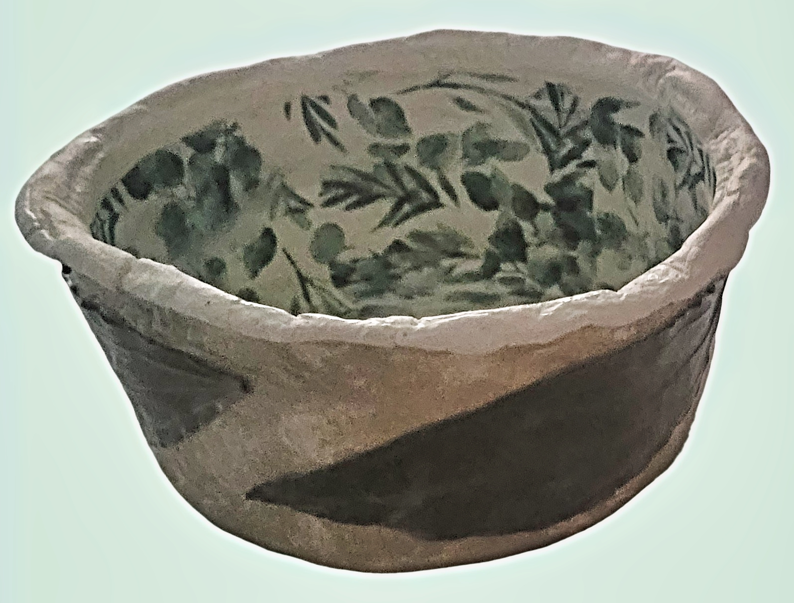 Handcrafted Decorative Paper Pulp Clay Bowl