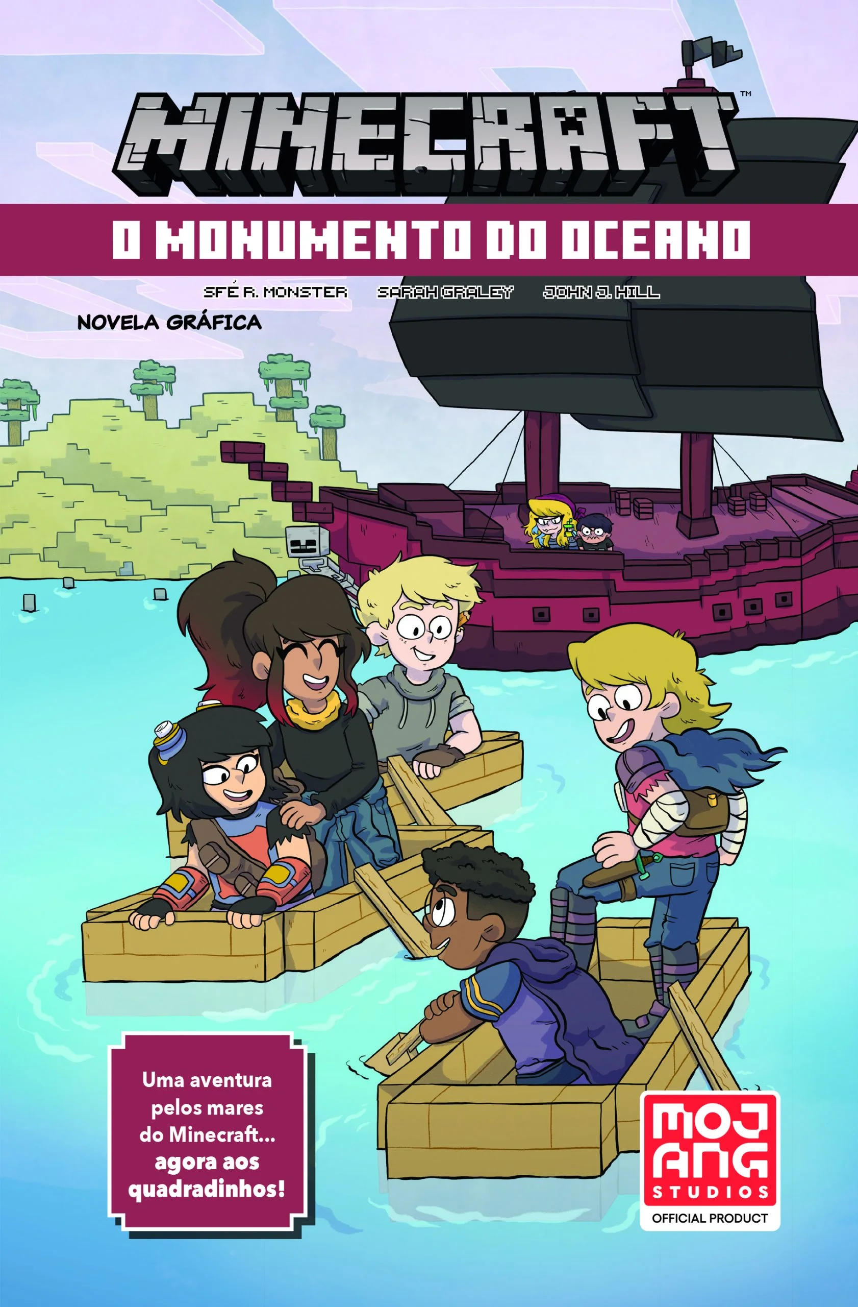 Minecraft: O Monumento do Oceano: Novela Gráfica