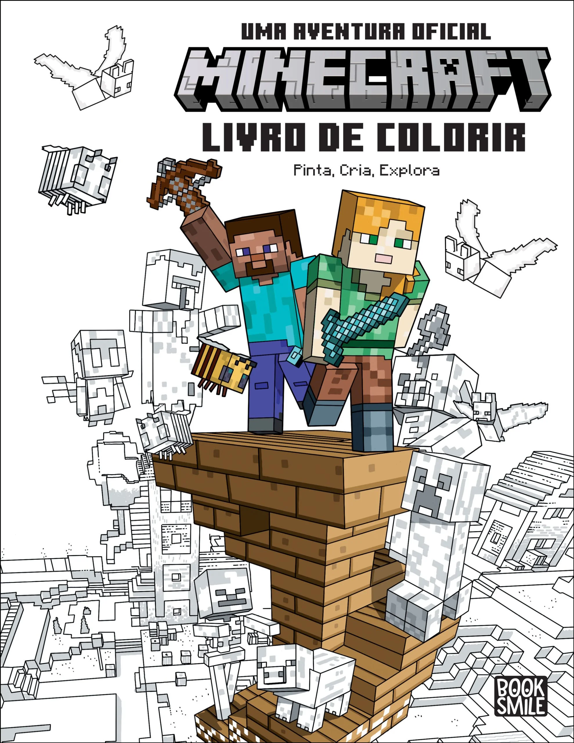 Minecraft: Uma Aventura Oficial: Livro de Colorir
