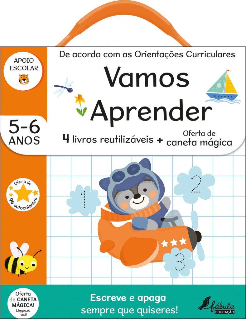 Vamos Aprender 5-6 Anos: Escreve e Apaga