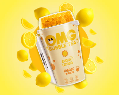 OMG Bubble Tea Limão e Manga