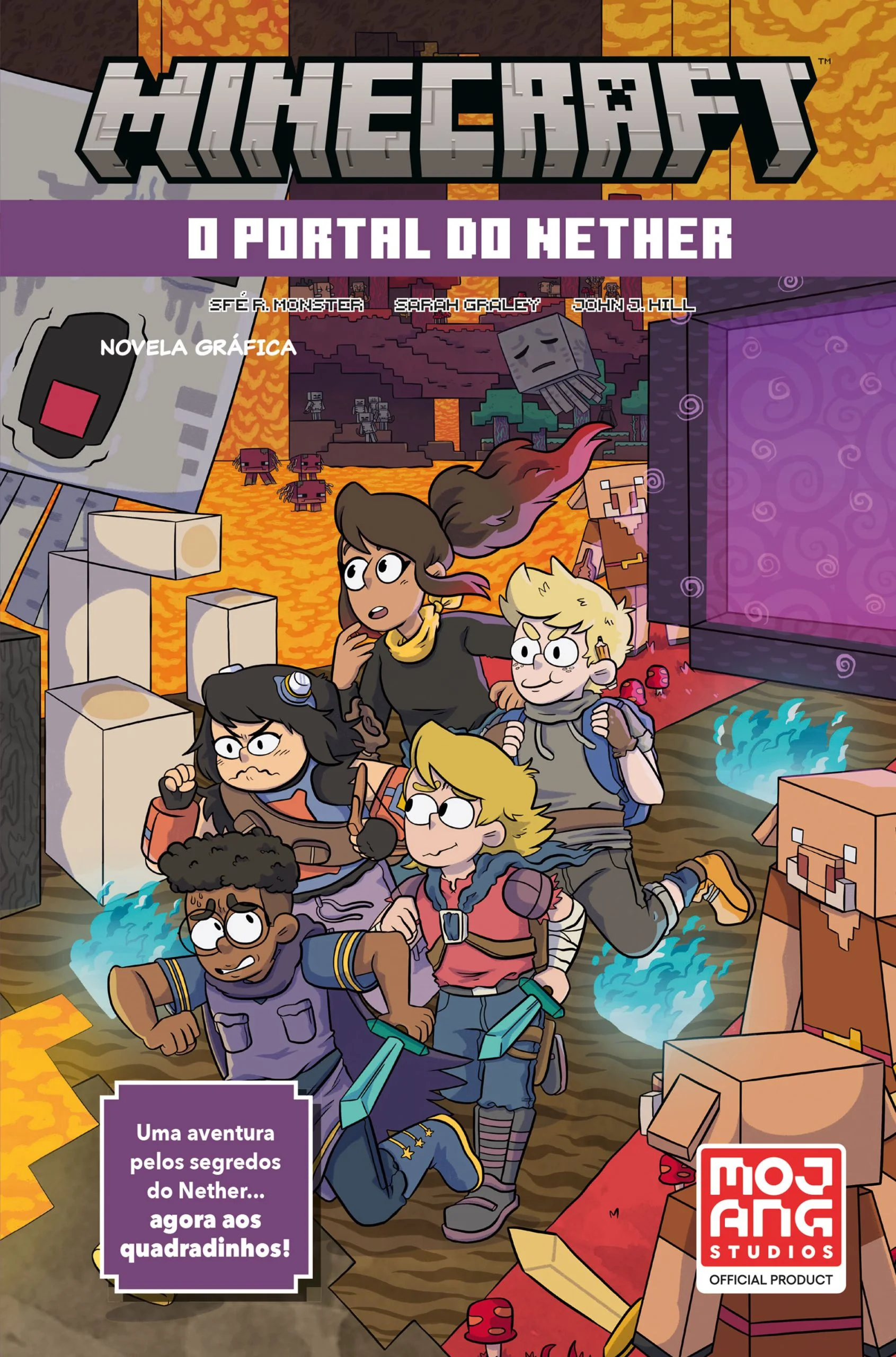 Minecraft: O Portal do Nether: Novela Gráfica