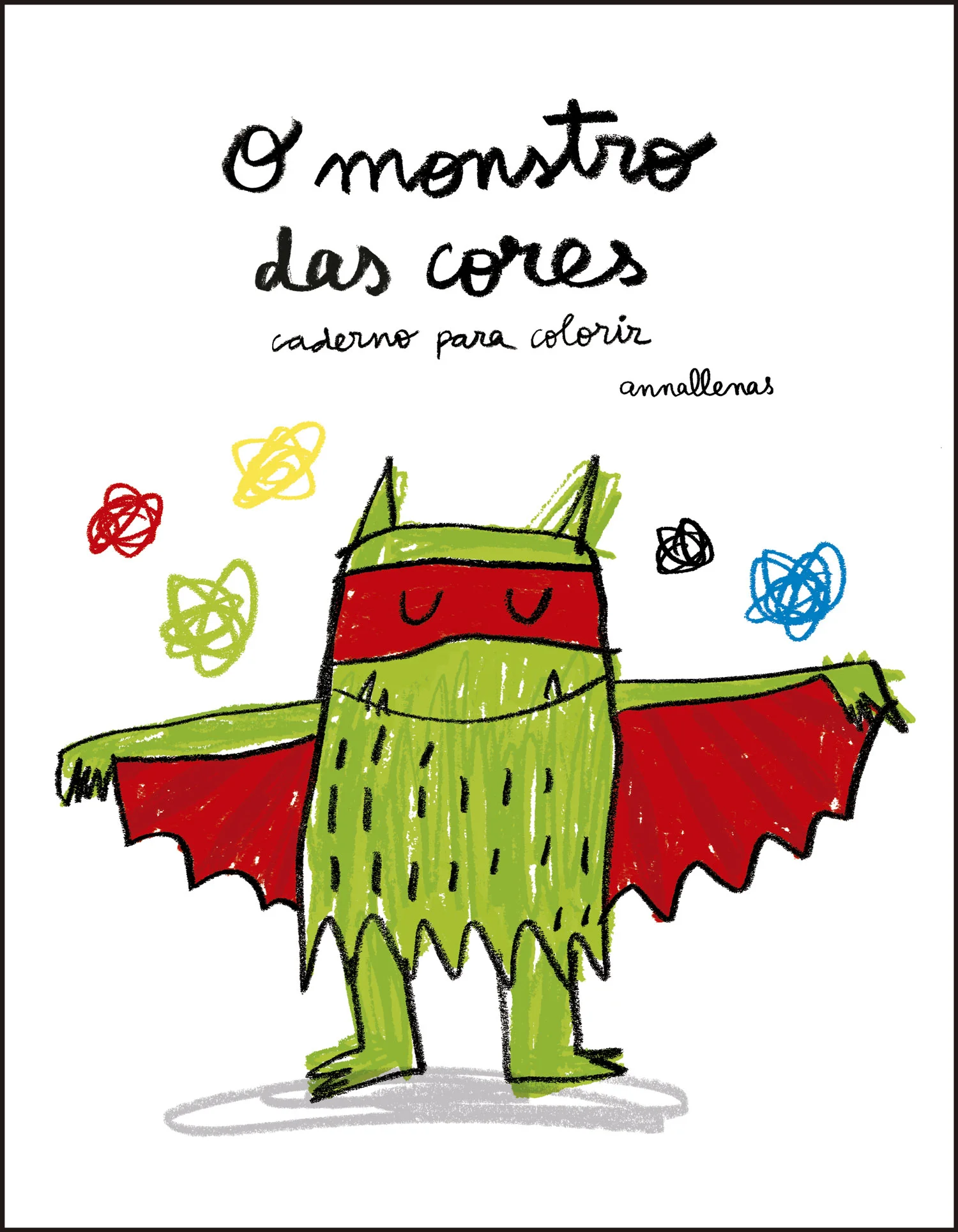 O monstro das cores – caderno para colorir