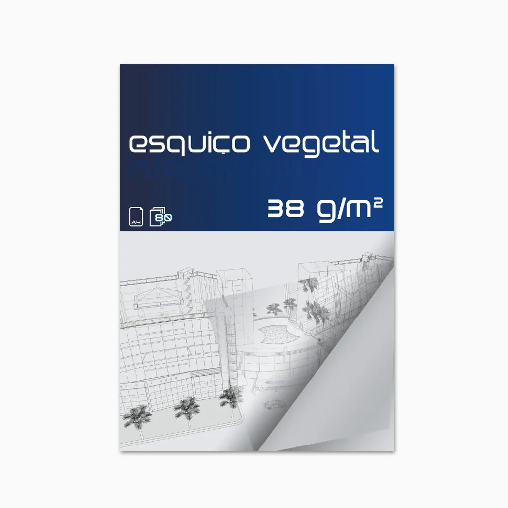 Bloco de Papel Esquico 4School – A4 | 38 g/m² | 80 Folhas