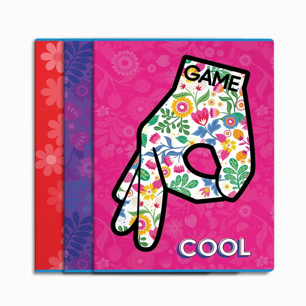 Caderno Agrafado Cool A4 – Pautado, 80 Folhas