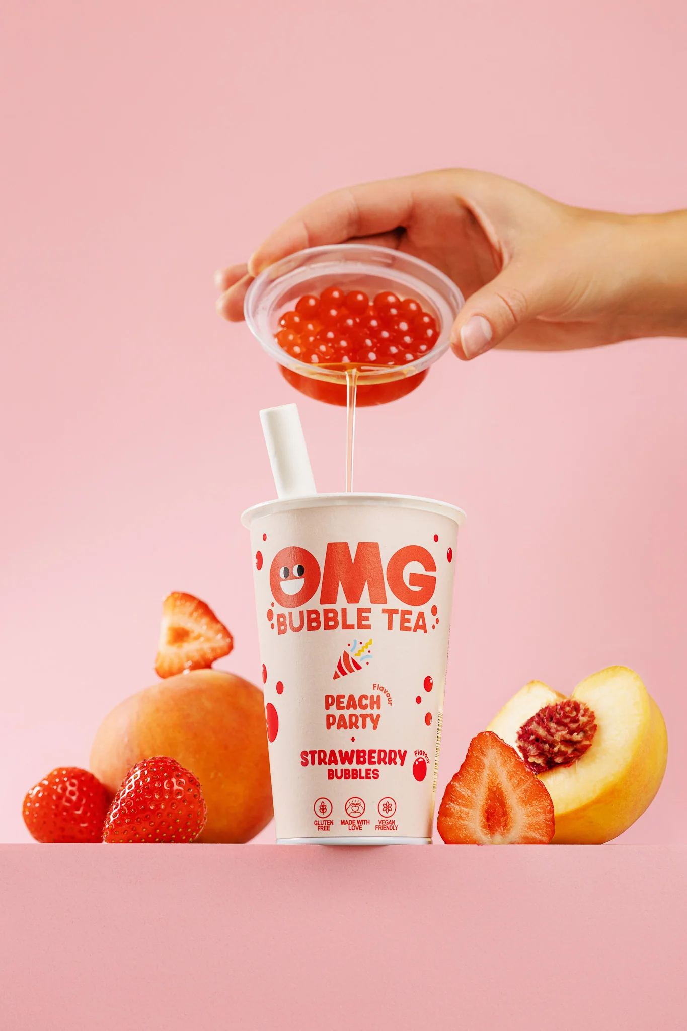 Bubble Tea OMG Pêssego