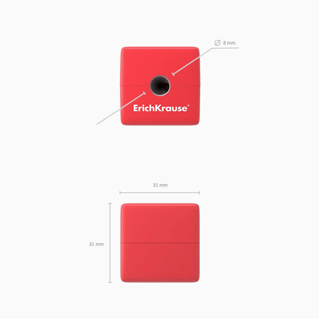 Apara-lápis com depósito ErichKrause S-Cube