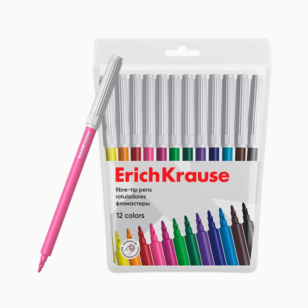 Marcadores de Feltro ErichKrause 