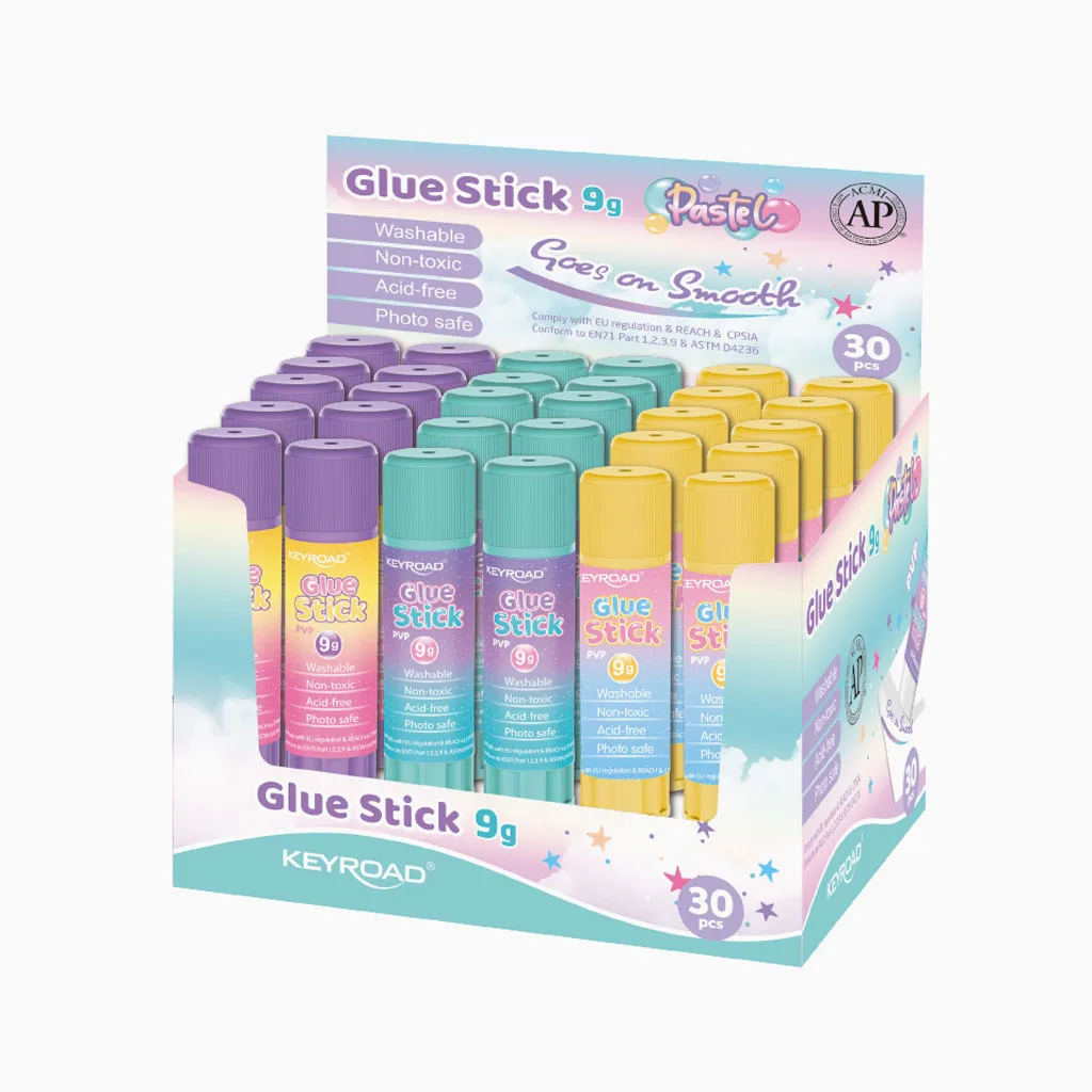 Stick de Cola Keyroad Pastel – 9 g (Sortido)