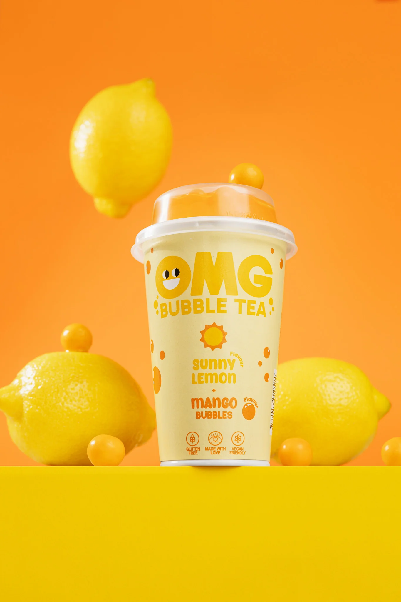 OMG Bubble Tea Limão e Manga