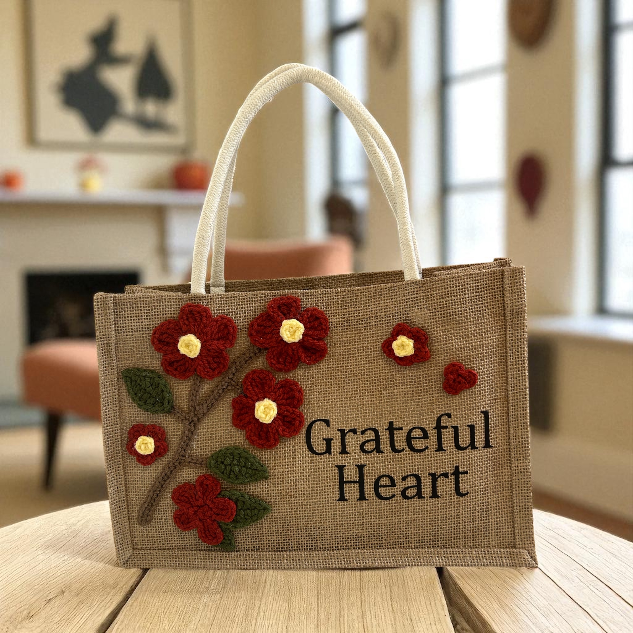 Grateful Heart Tote Bag