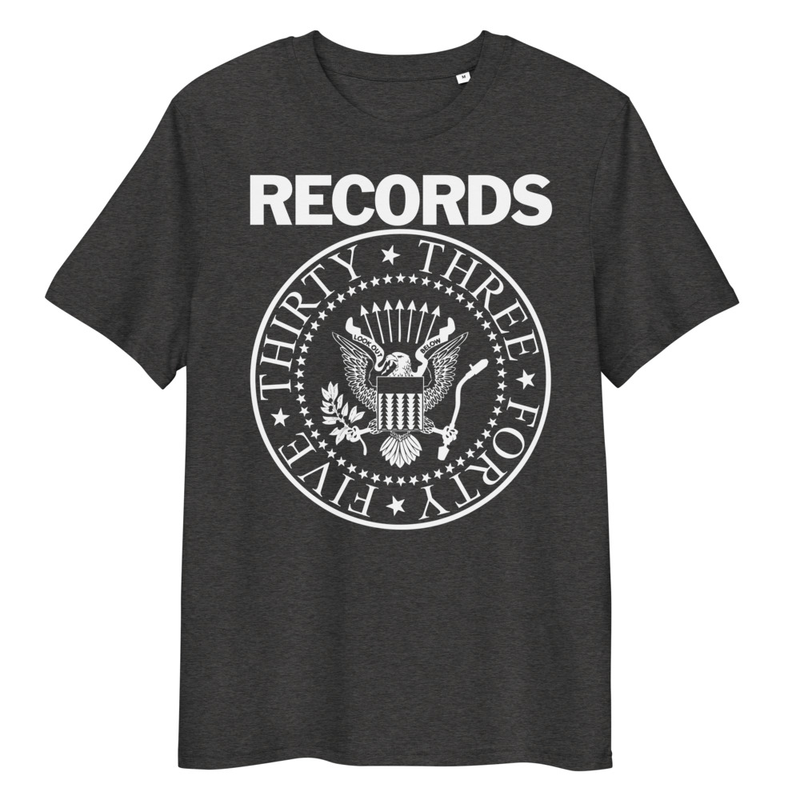 Records - Thirty Three Forty Five ORGANIC T-shirt