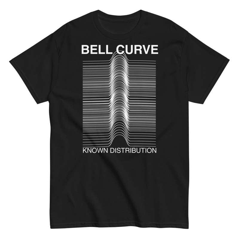 Bell Curve Graphic T-Shirt - Joy Division